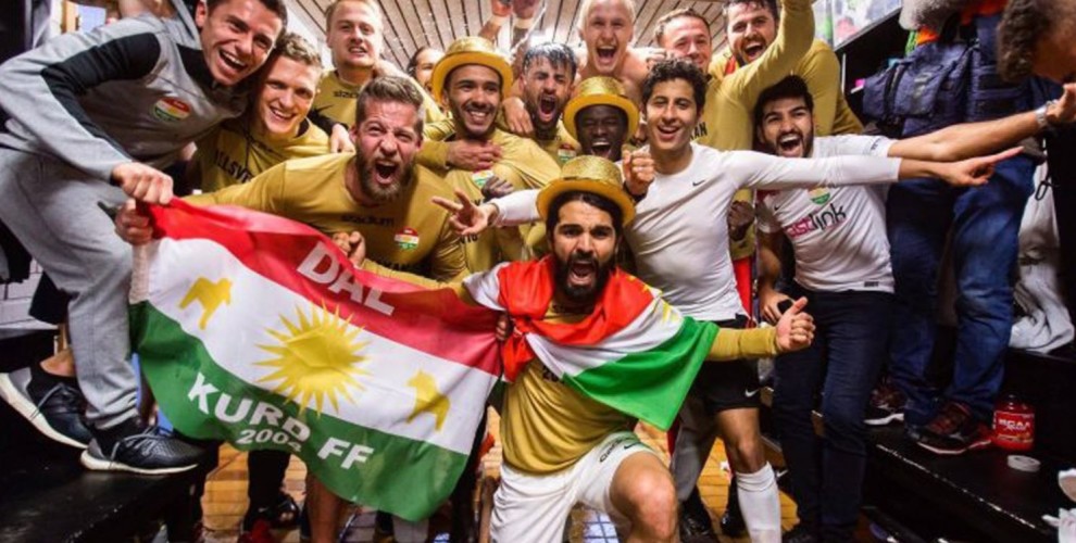 ANF | Kurdish refugee team promoted to the Swedish