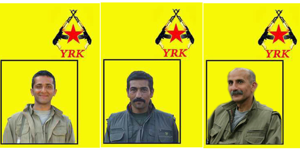 ANF | Three YRK guerrillas martyred in Turkish attack on Mount Asos