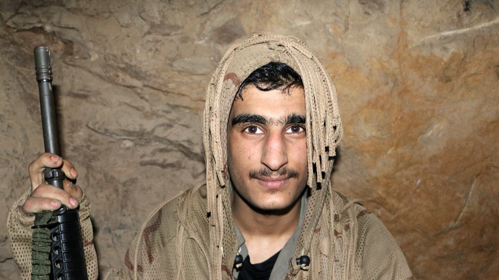 ANF | An Arab fighter in the battle of Heftanin